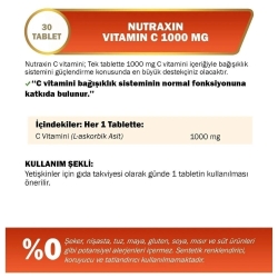Nutraxin C Vitamini 28 Çiğnenebilir Tablet - 2
