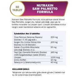 Nutraxin Plus Saw Palmetto Formula 60 Tablet - 2